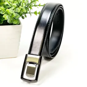 ［香港品牌 EBELT] EBM 039A 光面牛皮皮帶/學生皮帶 Cow Split Leather Belt / Dress Belt / Uniform Belt 3cm