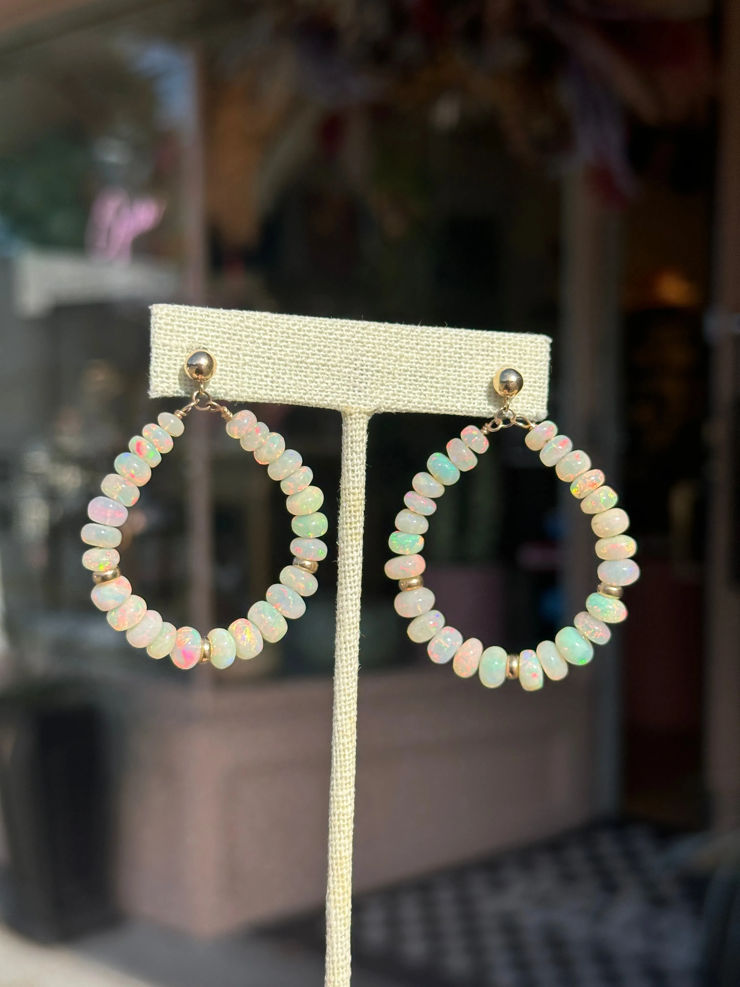 14k Welo Opal Earrings