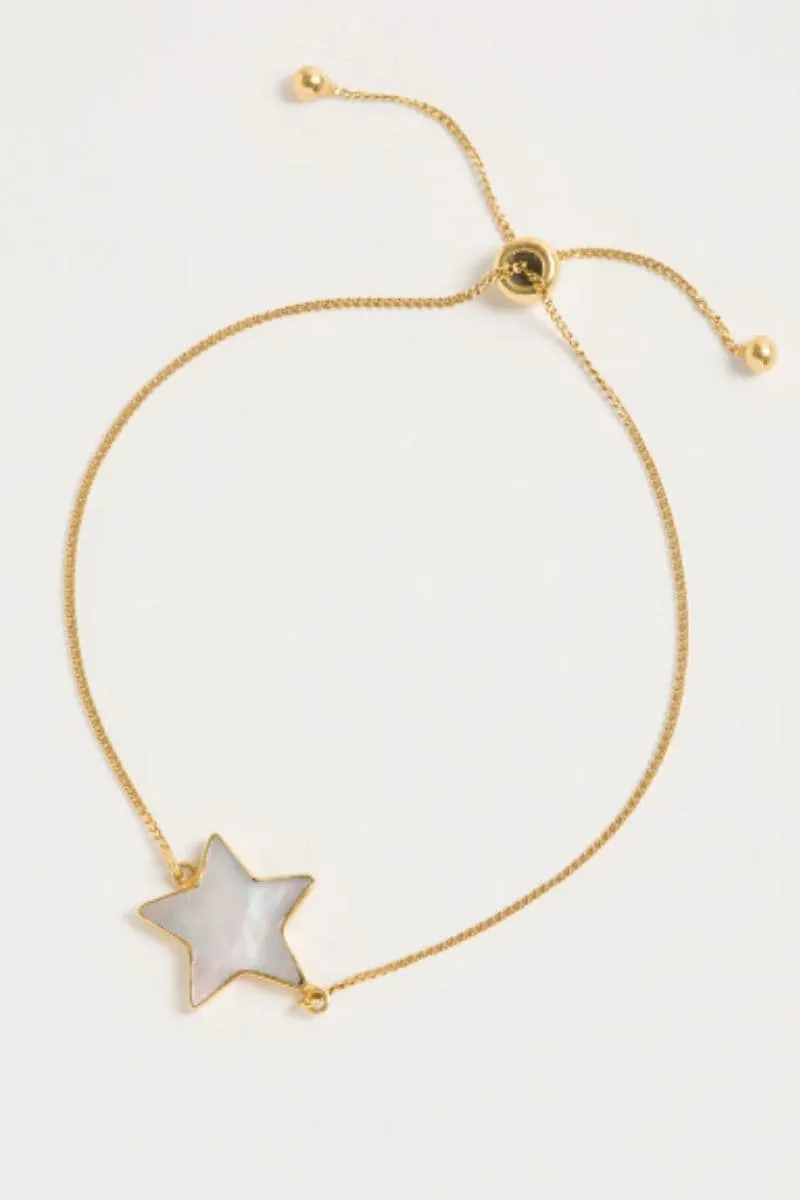 ADJUSTABLE GOLD STAR BRACELET