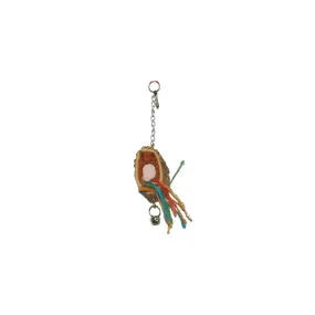 Akwa Sekelbos Wood Disc On Chain Small Treat Bird Toy