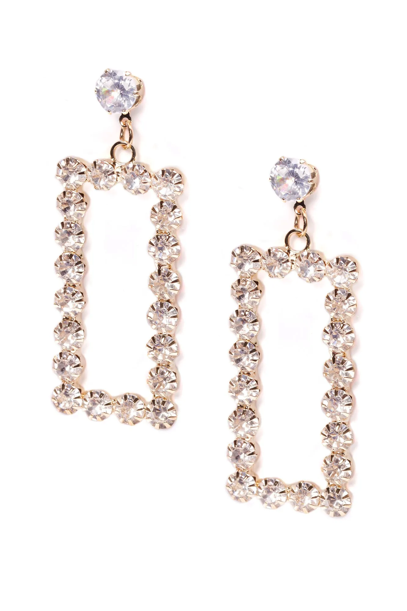 All That Glamour Earrings - Gold