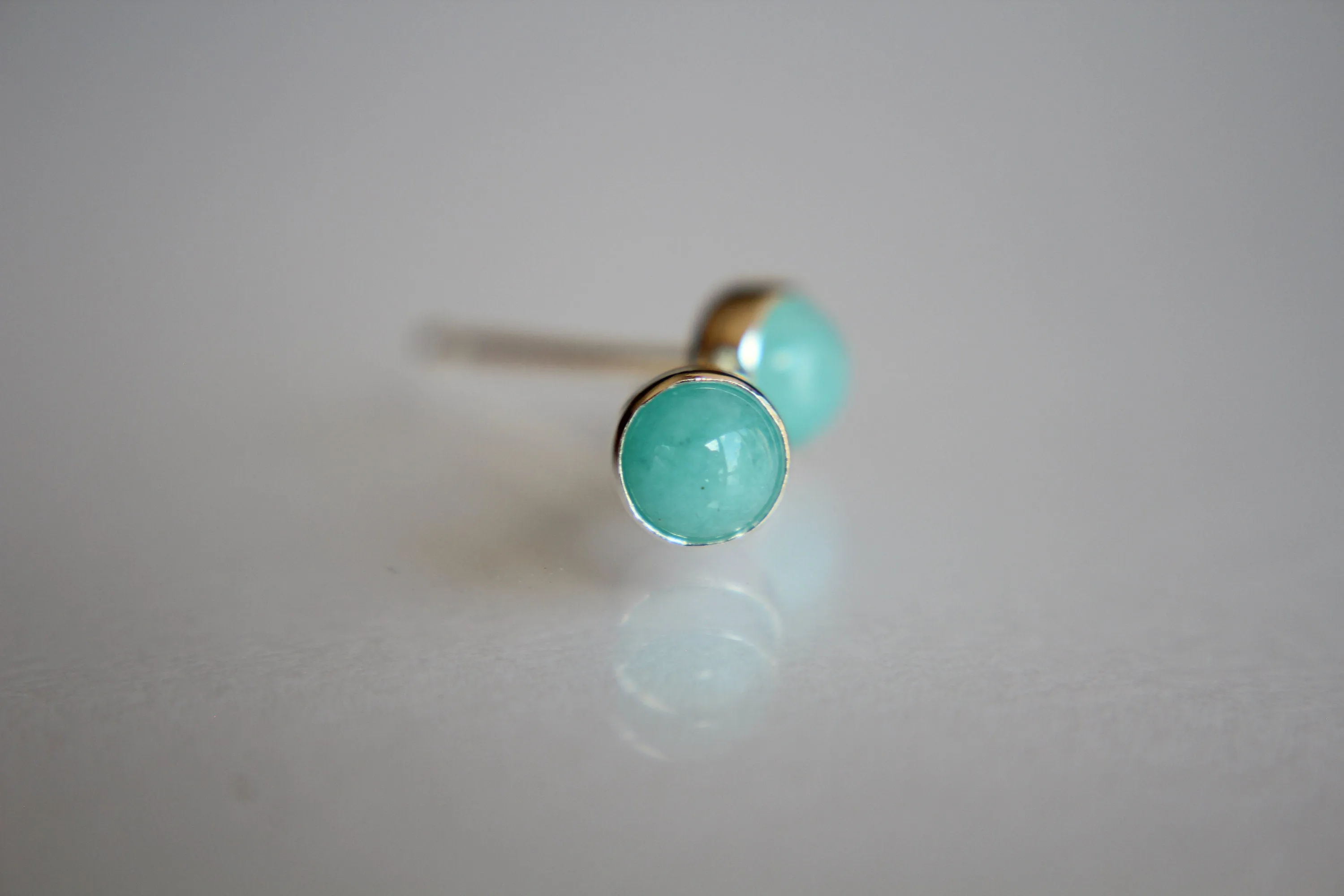 Amazonite Earrings, Gemstone Earrings, Sterling Earrings, Post Earrings, Amazonite Post Earrings, Small Earrings, Minimalist Earrings, Gift