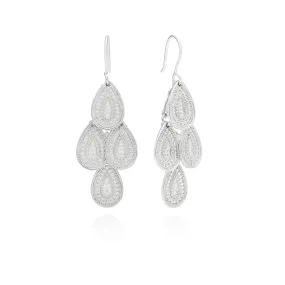 Anna Beck Contrast Dotted Chandelier Earrings