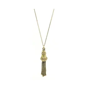 Antique Victorian 9ct Gold Tassel Necklace