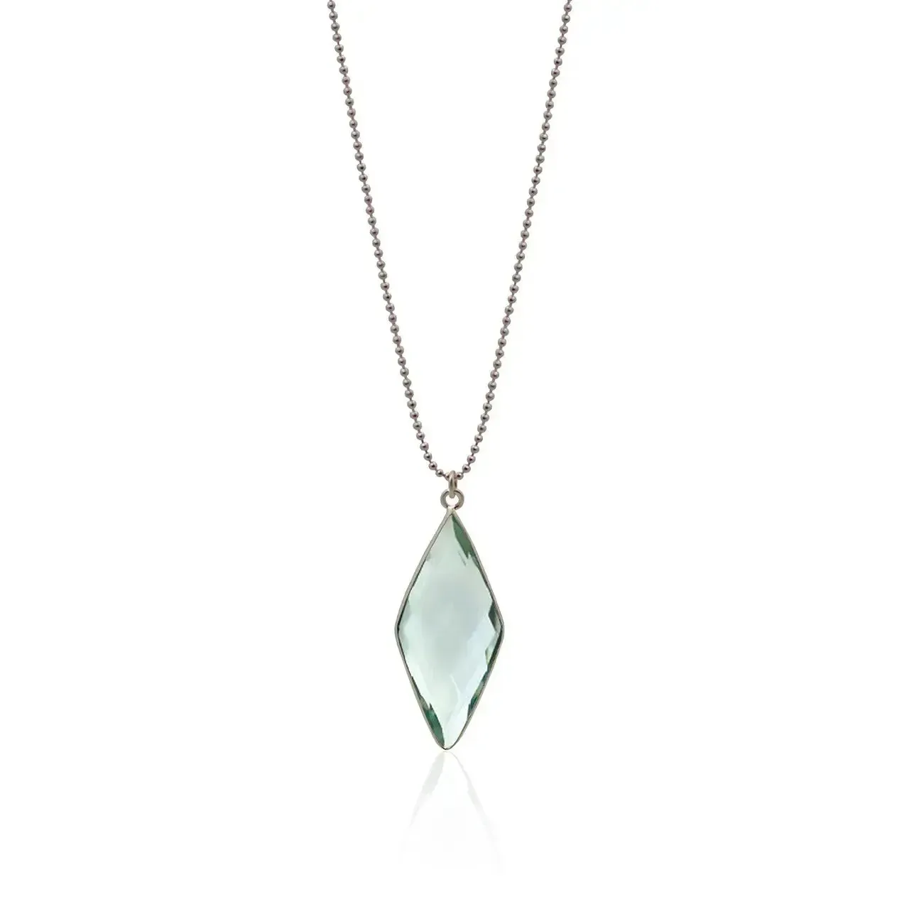 Aqua Spike Long Necklace  | Ocean Design