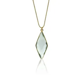 Aqua Spike Long Necklace  | Ocean Design