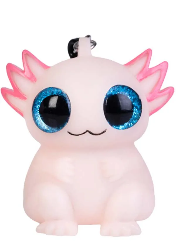 Axolotl Eye Popping | KEYCHAIN