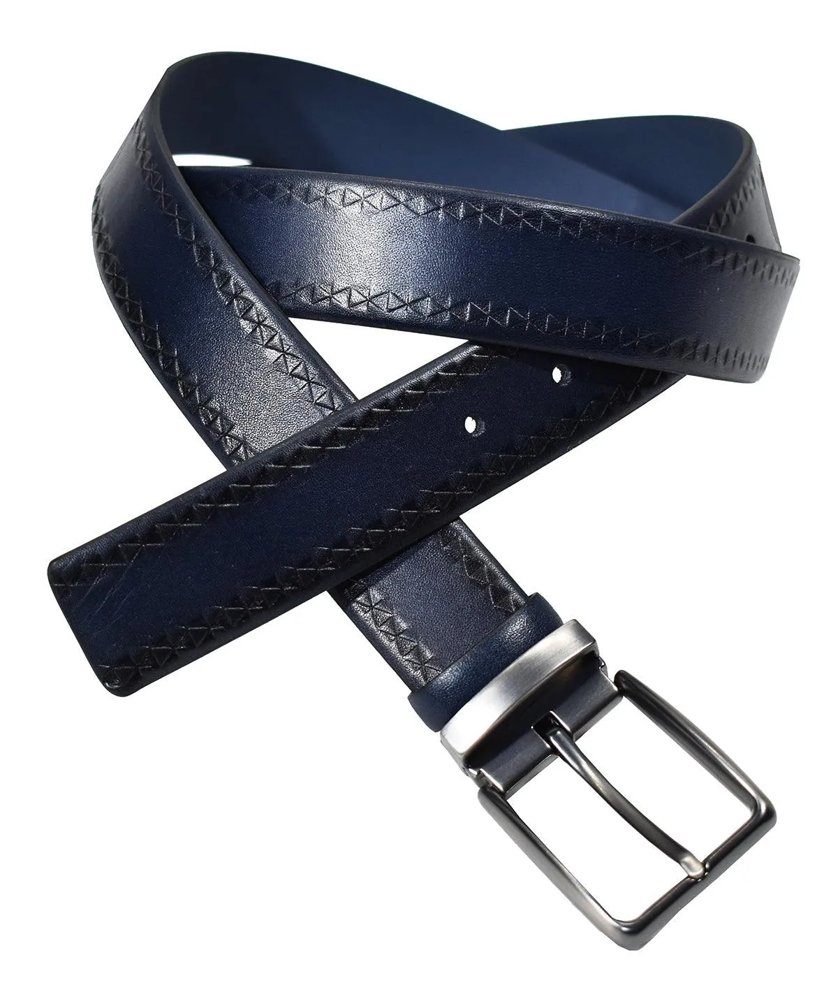 B20 Indigo Stamp Belt