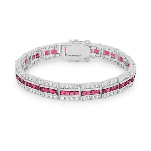 Balboa Red Cubic Zirconia Bracelet