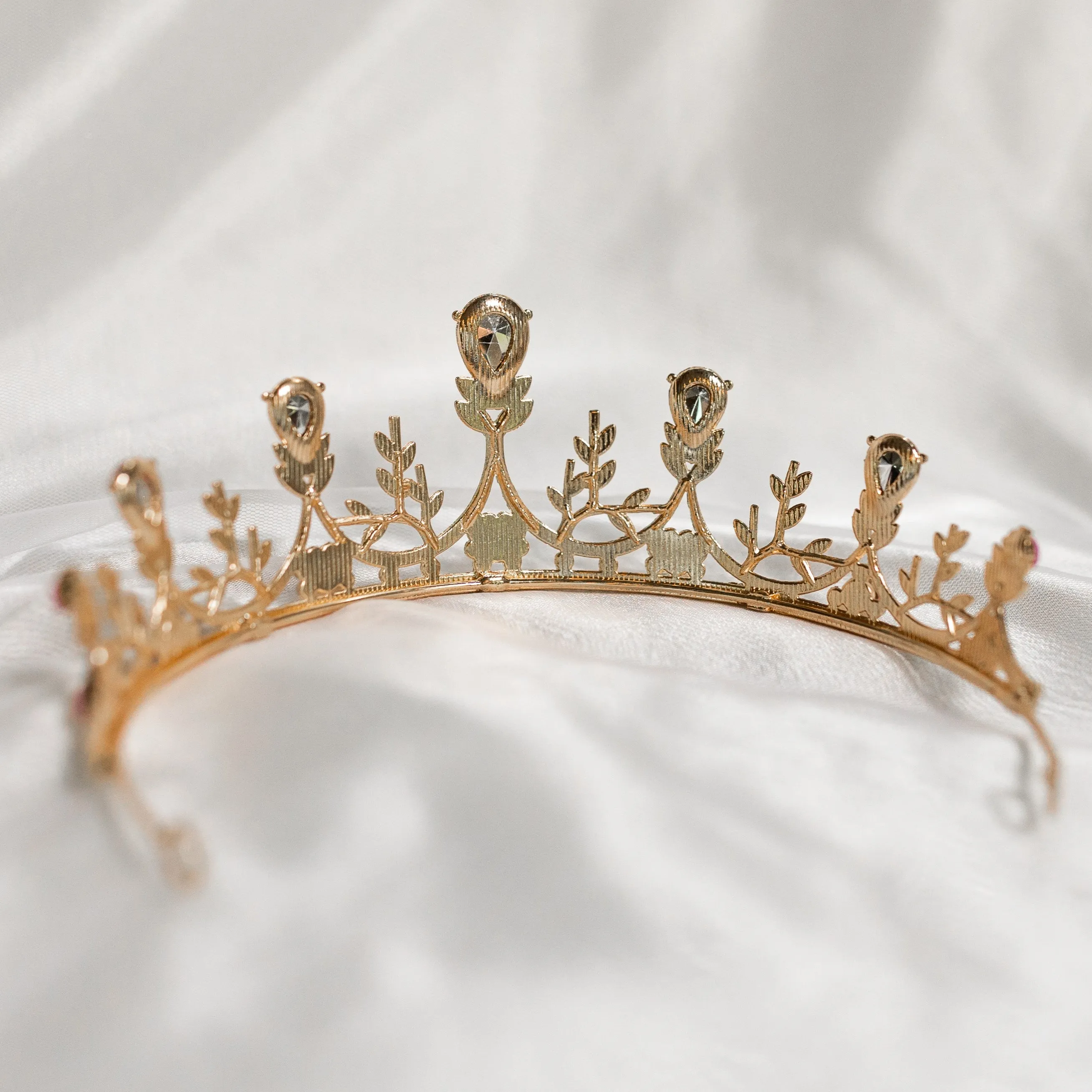 Bianca's Tiara in Lavender Purple and Gold