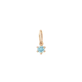 Birthstone Charm: March Aquamarine