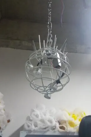 Black Blown Glass Decorative Led Chandeliers Lighting Living Room Kitchen Lamp Glass Ceiling Chandelier