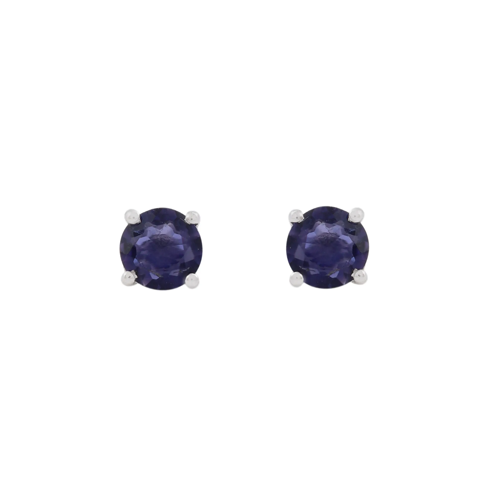 Blue Tanzanite Studs Earrings