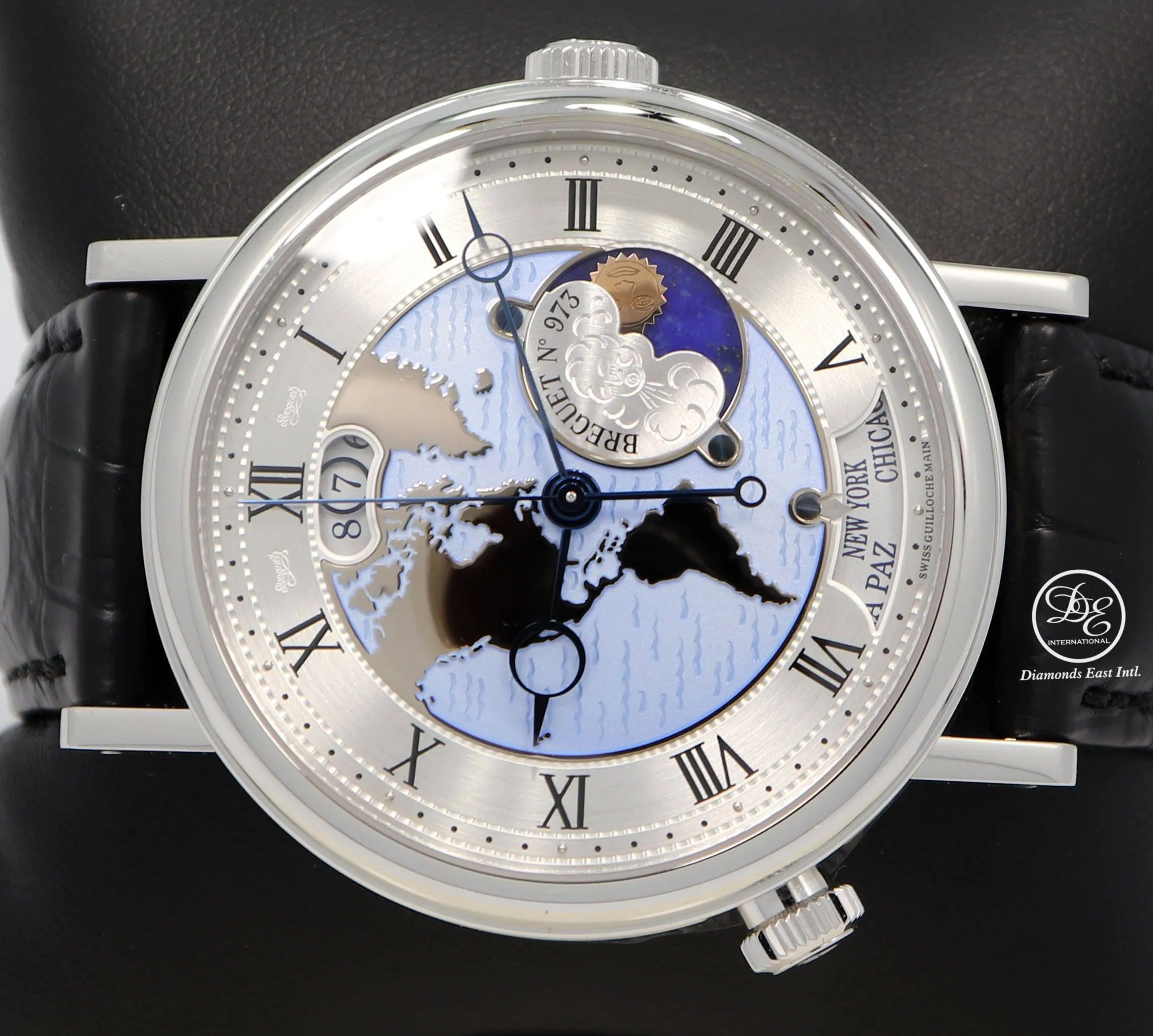 Breguet Classique Hora Mundi Dial Platinum Watch 5717PT/US/9ZU BOX/PAPERS *NEW