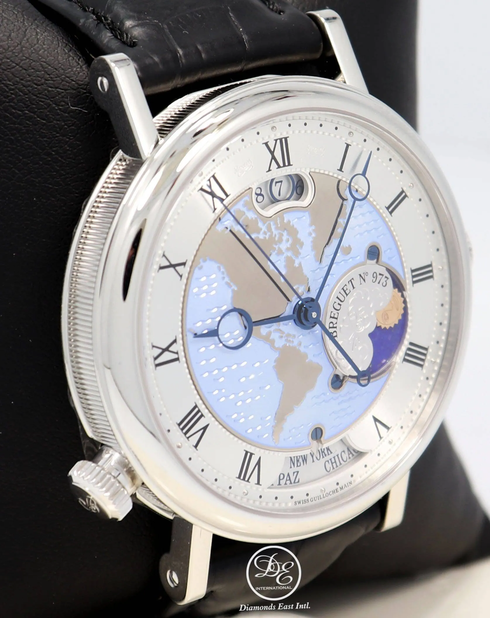 Breguet Classique Hora Mundi Dial Platinum Watch 5717PT/US/9ZU BOX/PAPERS *NEW