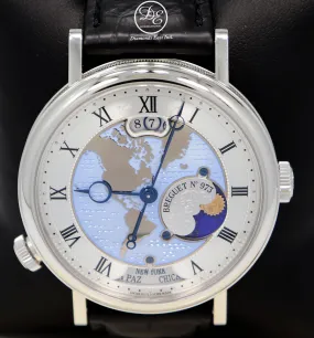 Breguet Classique Hora Mundi Dial Platinum Watch 5717PT/US/9ZU BOX/PAPERS *NEW