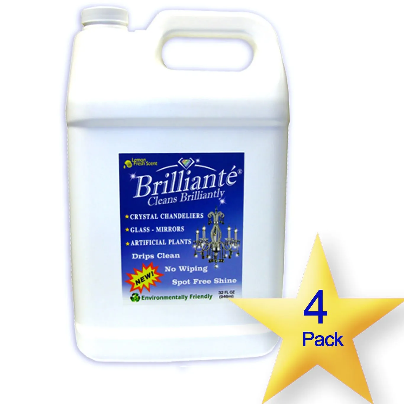 Brilliante Crystal Chandelier Cleaner Gallon Refill Bottles