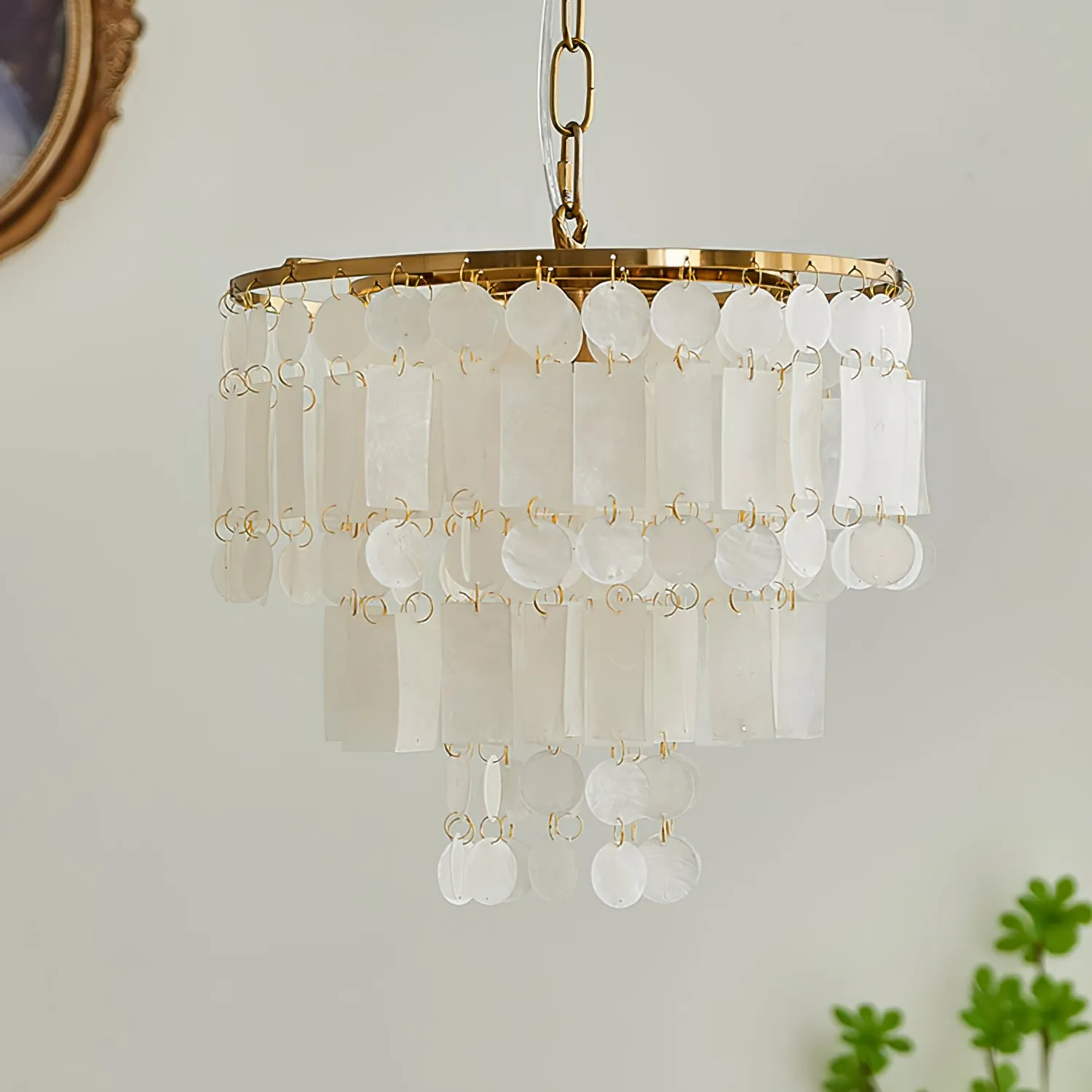 Capiz Shell Chandelier