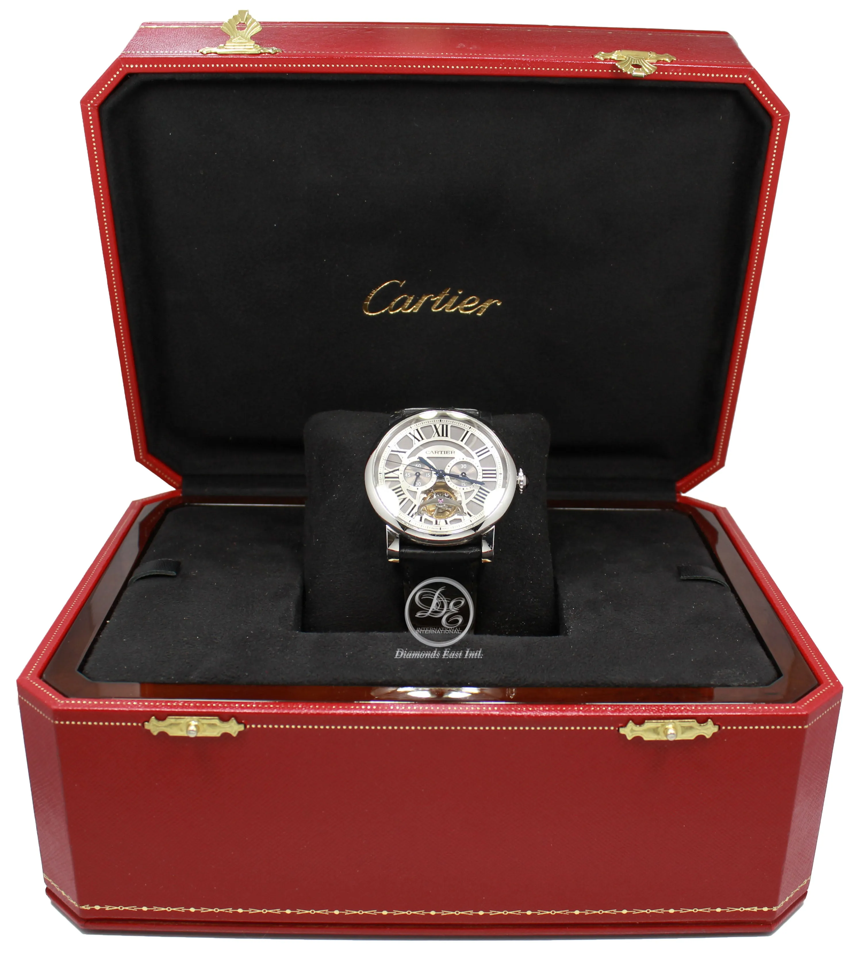 Cartier Rotonde de Cartier Tourbillon W1580007 Platinum Limited Edition BOX/PAPERS