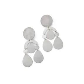 Cassia Chandelier Earrings in Silver