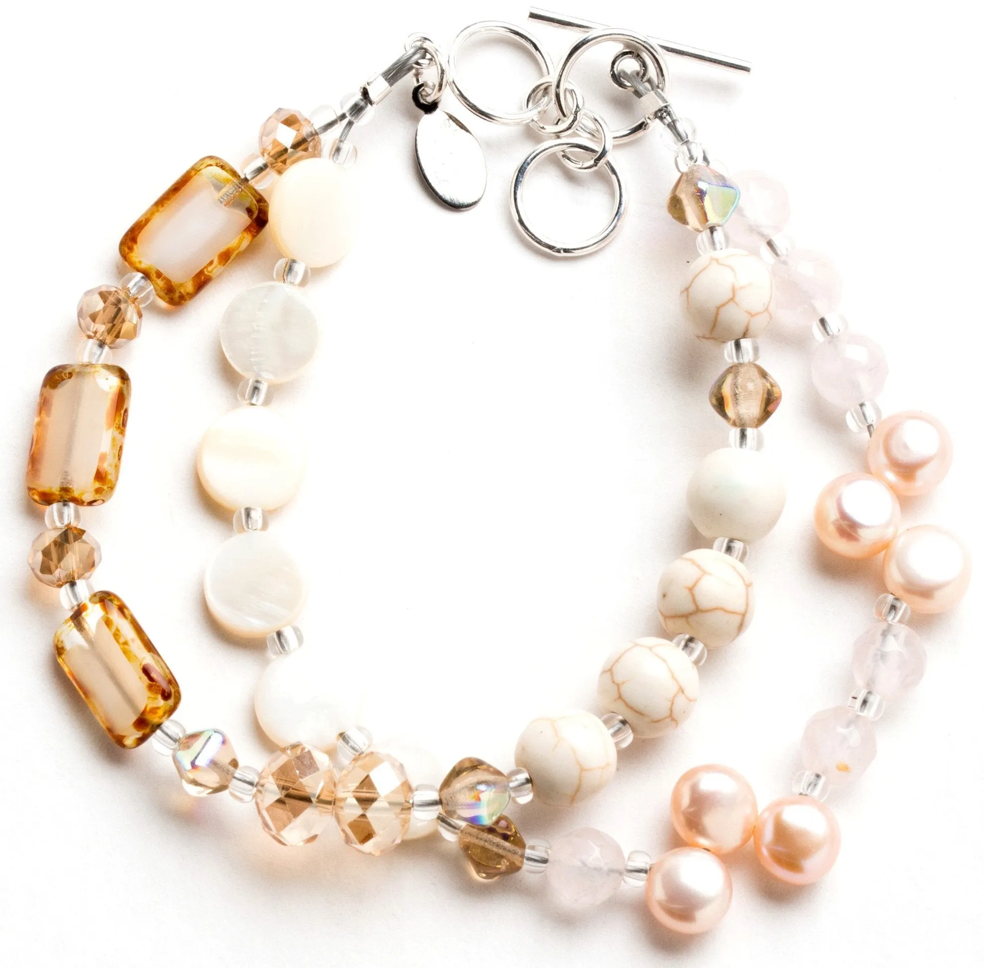 Champagne Medley 2-Strand Bracelet