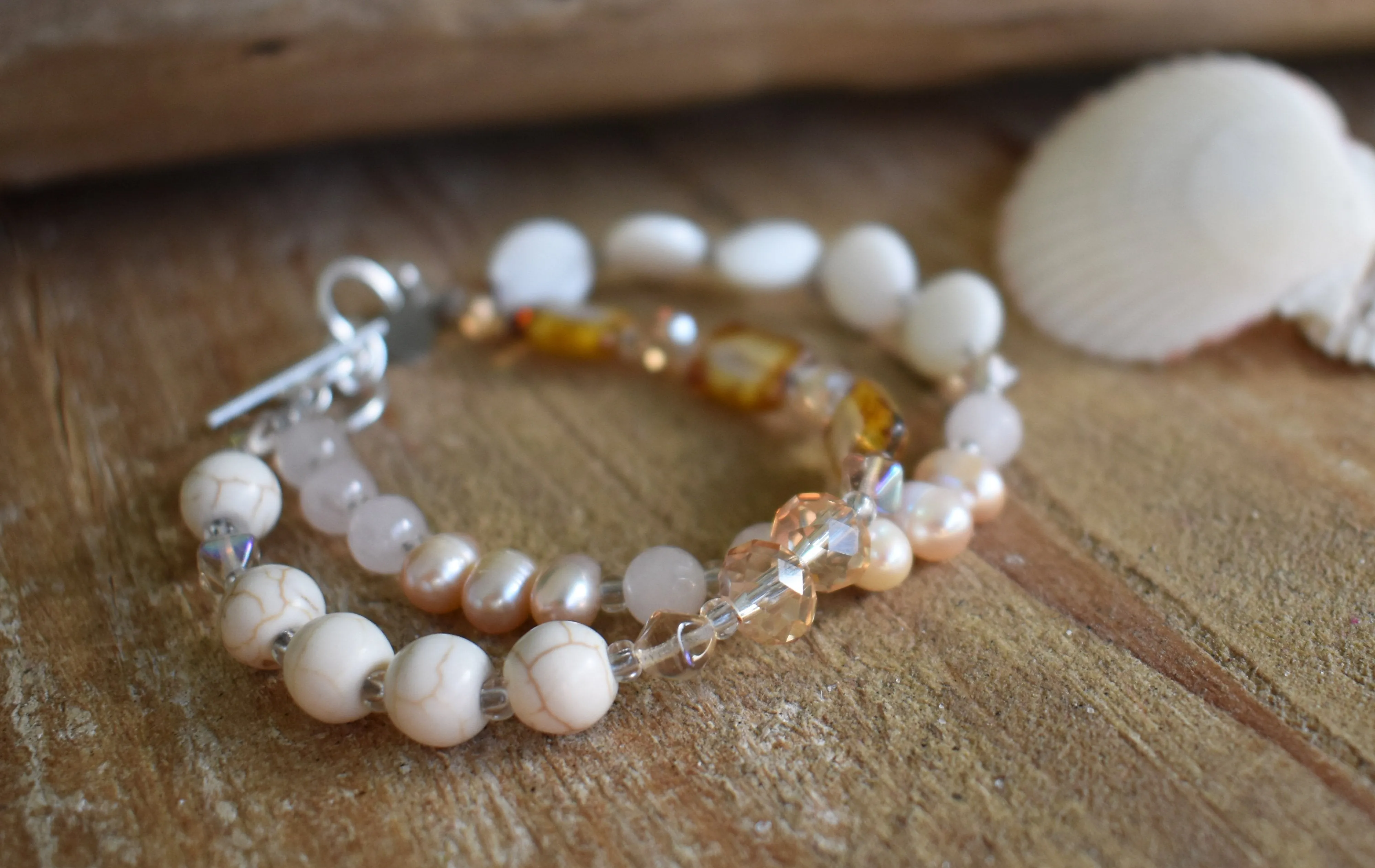 Champagne Medley 2-Strand Bracelet