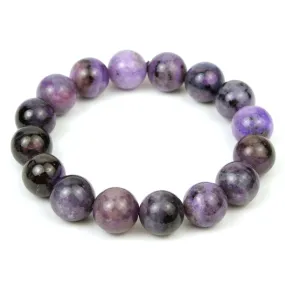 Charoite Stretch Bracelet 12mm