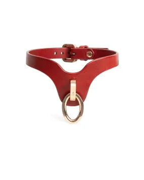 Choker "Ivy" Red