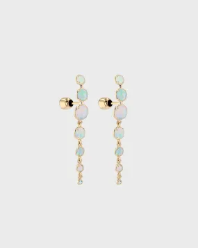 Chroma Opal Chain Earrings