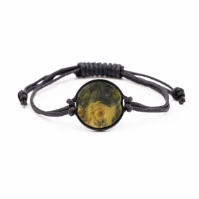 Circle Wood Resin Bracelet - Dorotha (Mosaic, 573720)