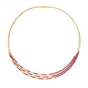 Clini Garnet Necklace - 85233776