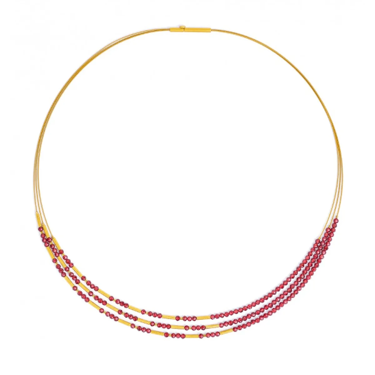 Clini Garnet Necklace - 85233776