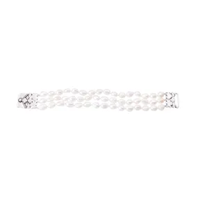 Coco Cultured Pearl Bracelet Sterling Silver