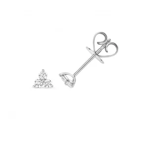 Diamond Jewellery 18ct White Gold Diamond Studs EDQ358W