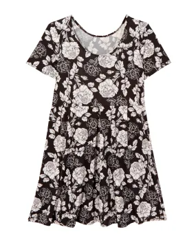 Dottie Dress | Black / White