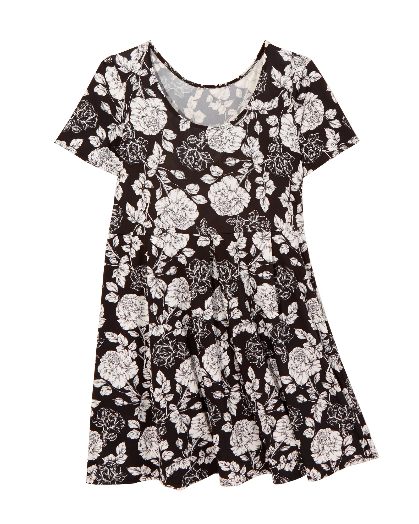 Dottie Dress | Black / White