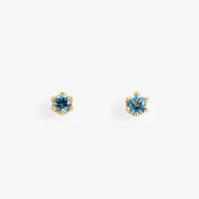 E1901AQ | Baby Aquamarine Studs