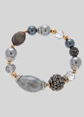 Ellis Pearl Mix Stretch Bracelet