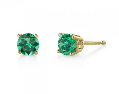 Emerald Studs