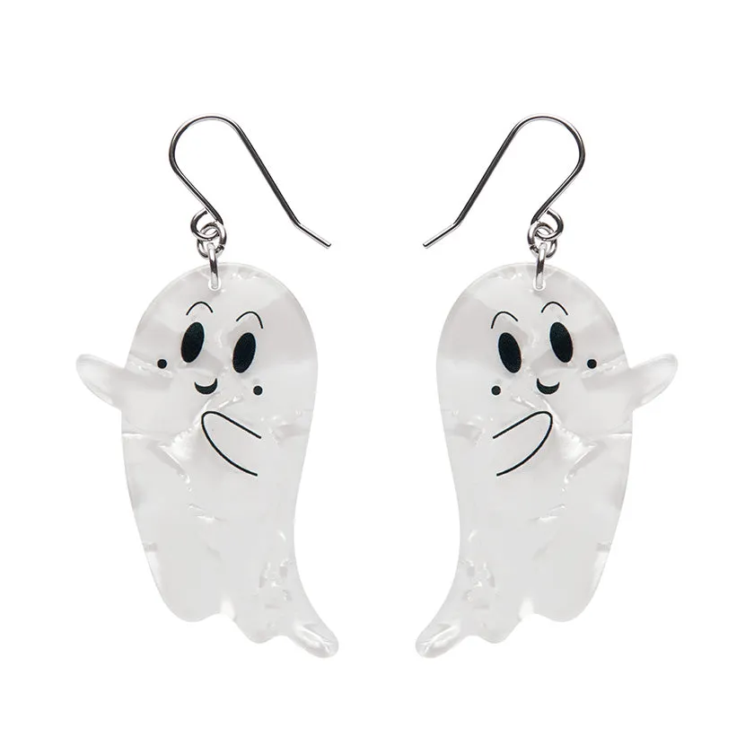 Erstwilder Ghost Halloween Drop Pierced Earrings Designed in Australia