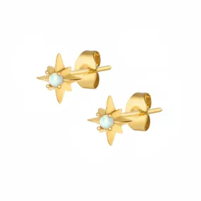 Evangeline Opal Stud Earrings