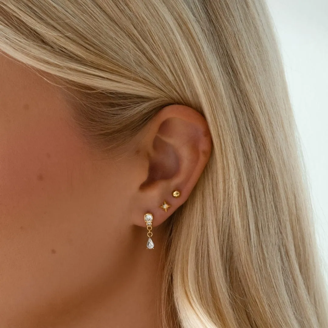 Evangeline Opal Stud Earrings