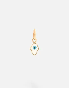 Evil Eye Charm Pendant - Hamsa Hand Small