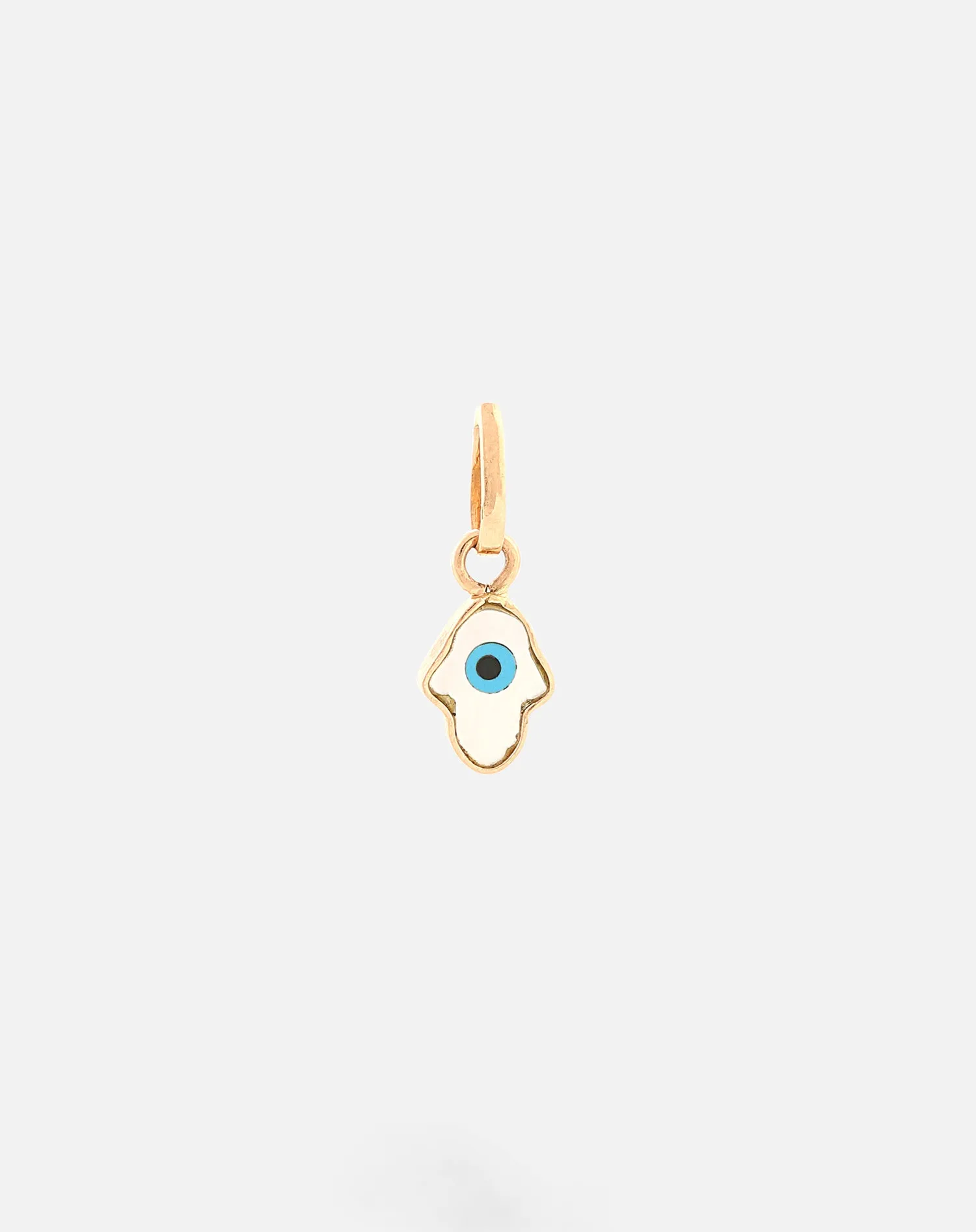 Evil Eye Charm Pendant - Hamsa Hand Small