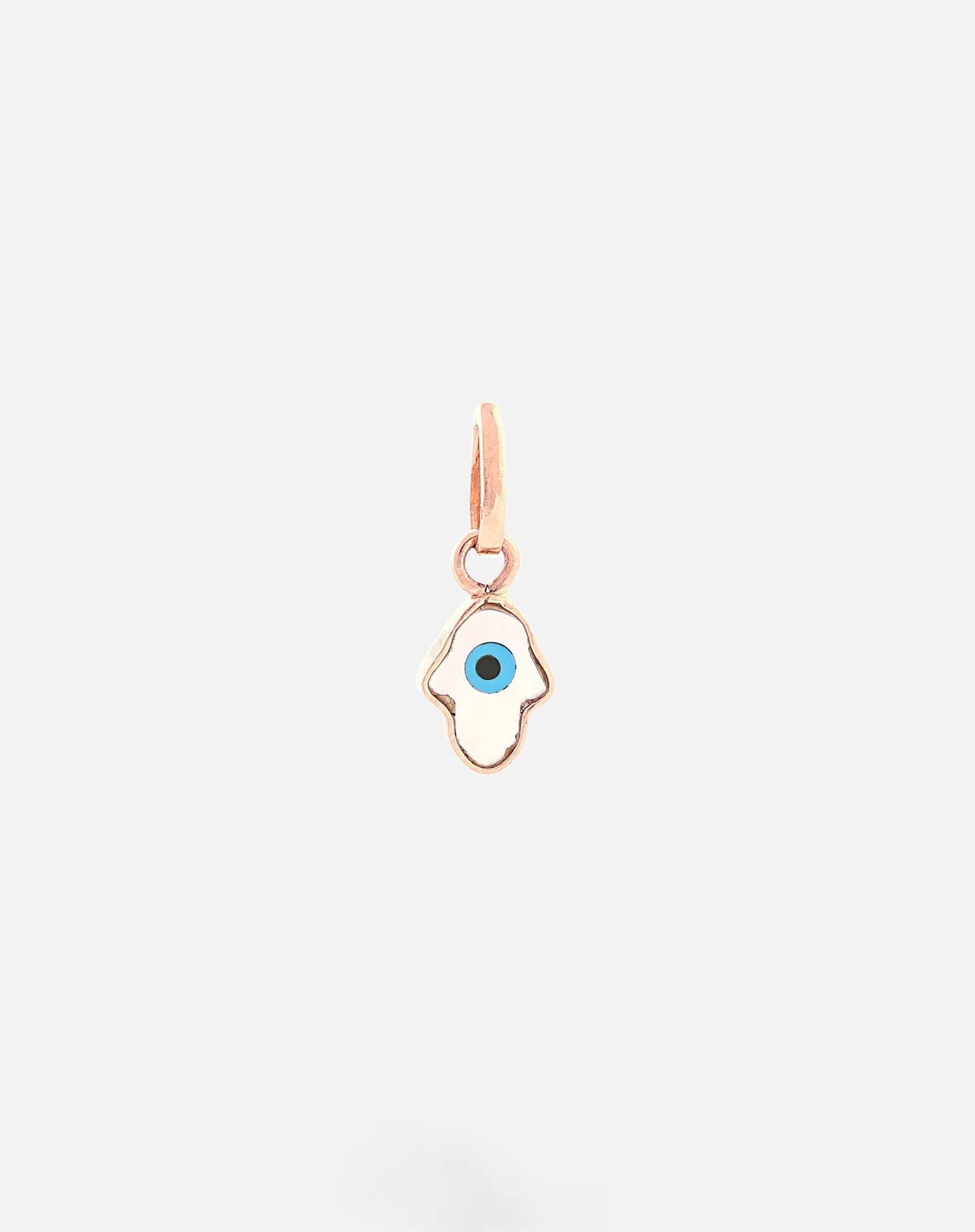 Evil Eye Charm Pendant - Hamsa Hand Small