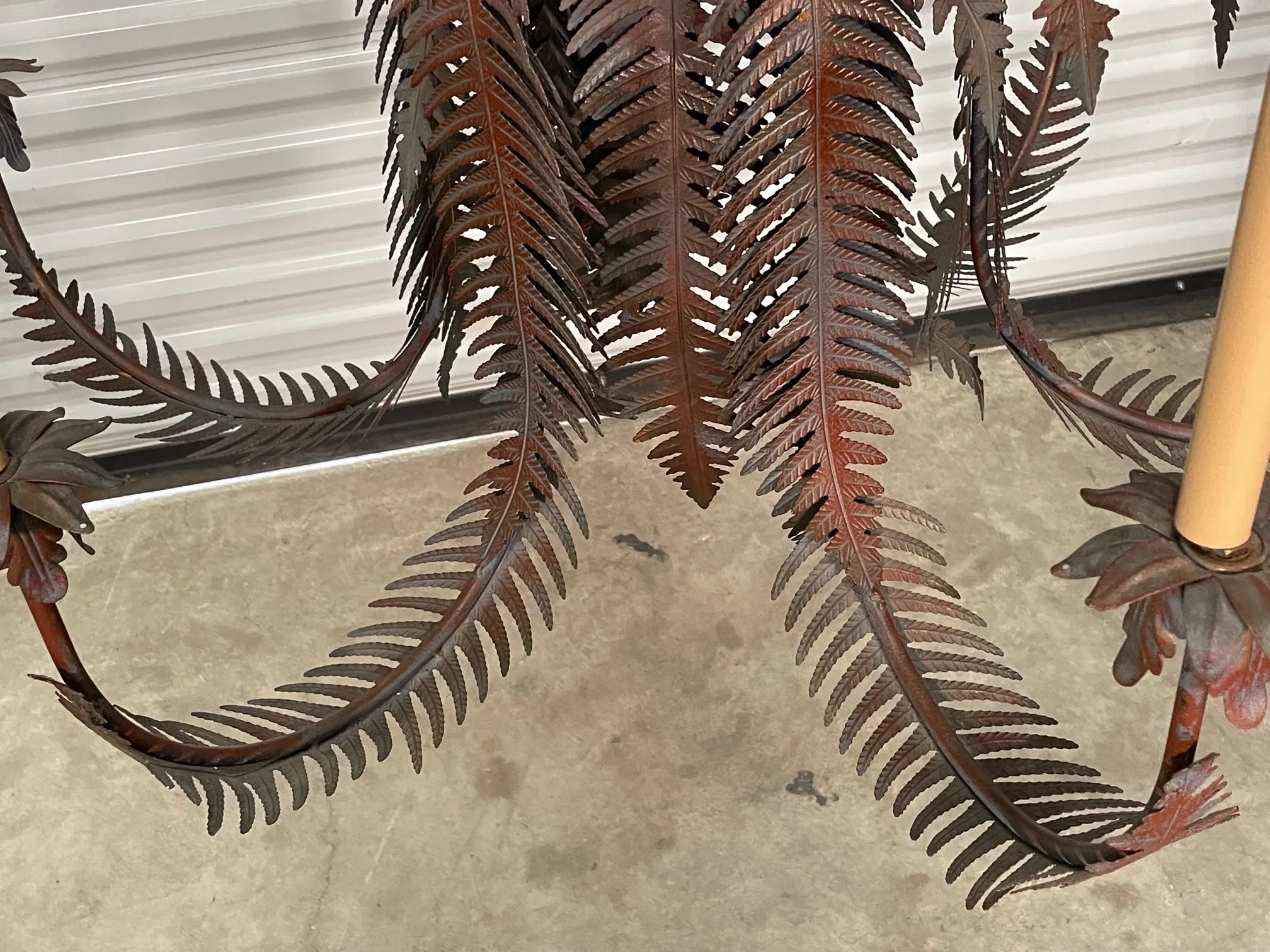 Fern Leaf Sculptural 6-Light Chandelier