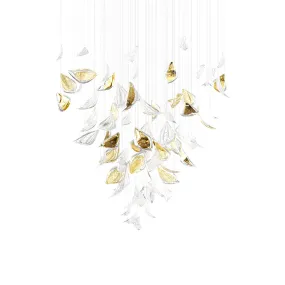 Floating Leaves Chandelier