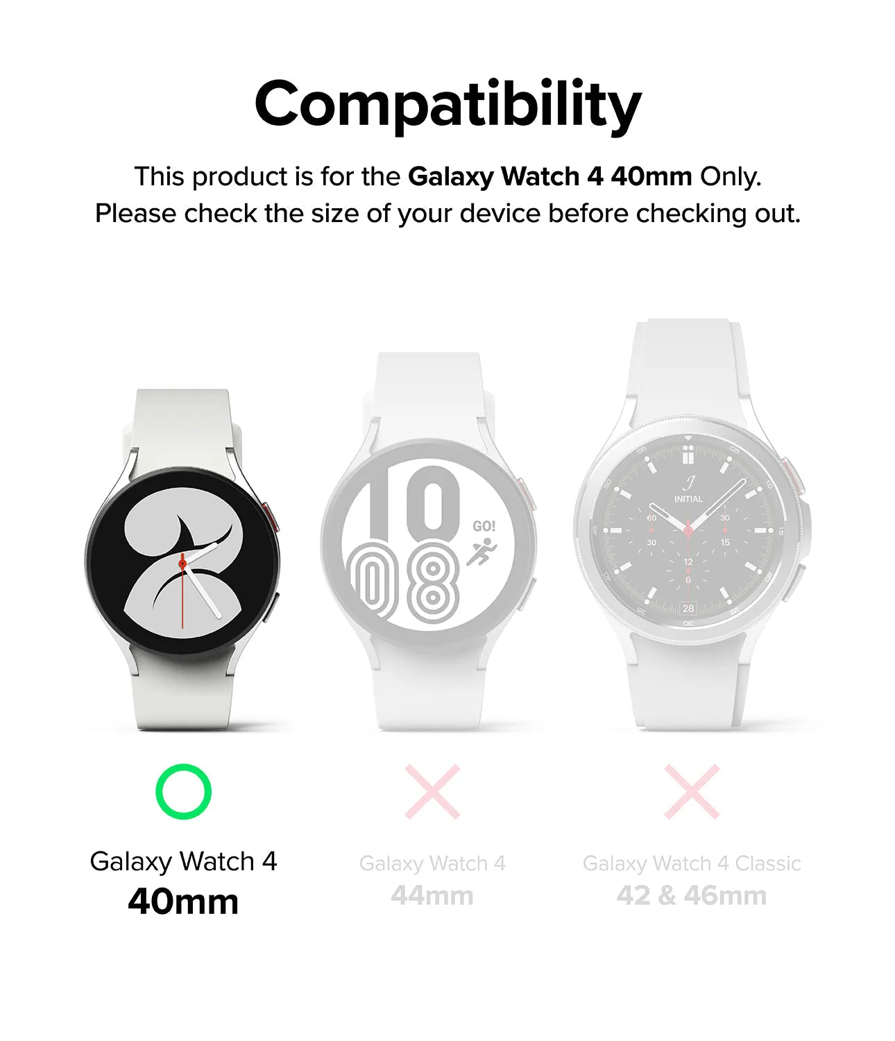 Galaxy Watch 6/5/4 40mm | Metal One Band