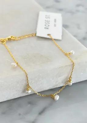 Gold & Freshwater Pearl Bracelet