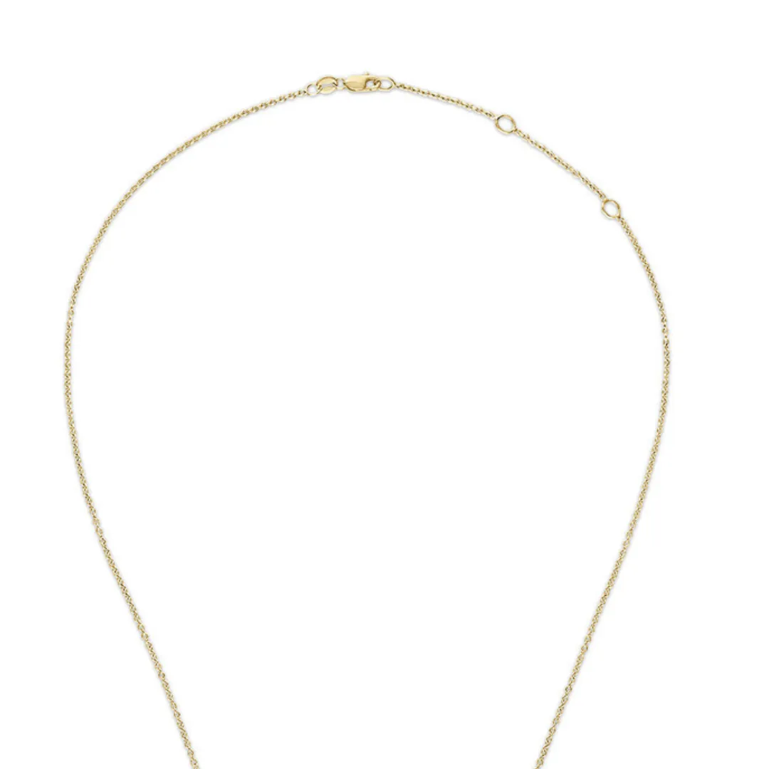 Gold Maxi KAPOW! Necklace: Blue Sapphire